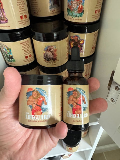 The Lifeguard - Beard Oil & Butter Kit - Pineapple Margarita, Creamy Vanilla & Golden Amber