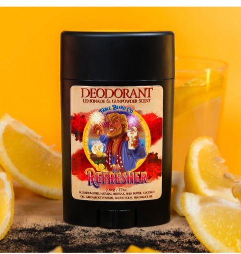 The Refresher - Deodorant - Gunpowder and Fresh Squeezed Lemonade
