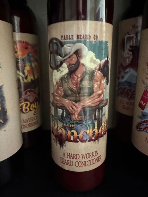 The Rancher - Beard Conditioner -  Fresh Cut Cedar, Green Pastures, Leather Boots