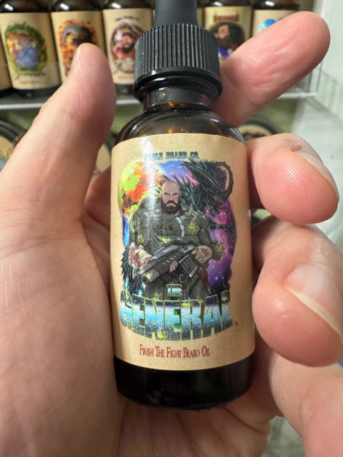 The General - Beard Oil - Sweetened Tobacco, Sandalwood Aftershave, Cosmic Bergamot