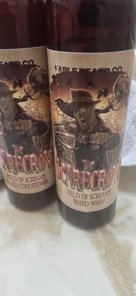 The Scarecrow - Beard Wash - Warm Pumpkin Spice, Withered Hay Fields, Fall Leaves