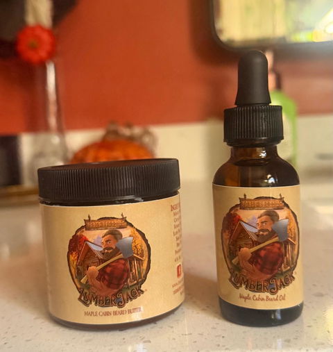 The Lumberjack - Beard Oil - Rich Maple Syrup, Fragrant Maple Leaves, Soft Cabin Woods