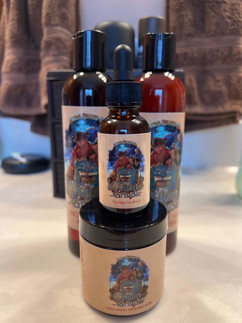 Organ Grinder - Beard Wash - Moonlit Blueberry Jam, Cheesecake Filling, Roasted Almond Praline