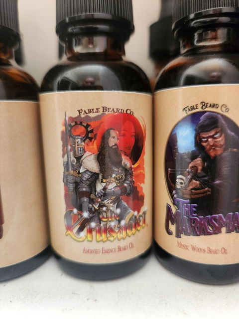 The Crusader - Beard Oil - Ancient Citrus Musk, Lavender Soaked Sandalwood, and Eucalyptus Spice