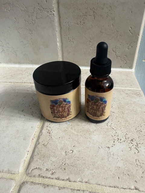 Pincushion - Beard Oil & Butter Kit - Big Top Timberwood, Caramelized Maple Ember, Shadowed Bergamot