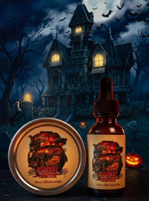 The Highway Hunter - Beard Oil & Balm Kit - Roasted Pumpkin, Vanilla Bean, Toasted Marshmallow