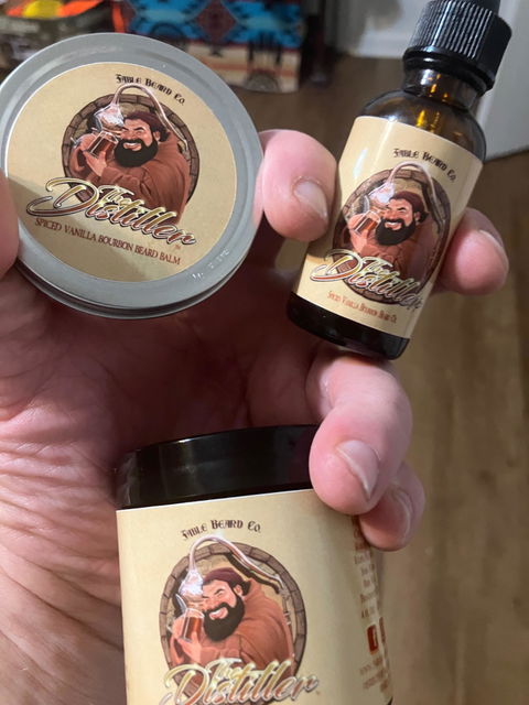The Distiller - Beard Oil - Mulled Spices, Aged Bourbon, Deep Barrel Woods
