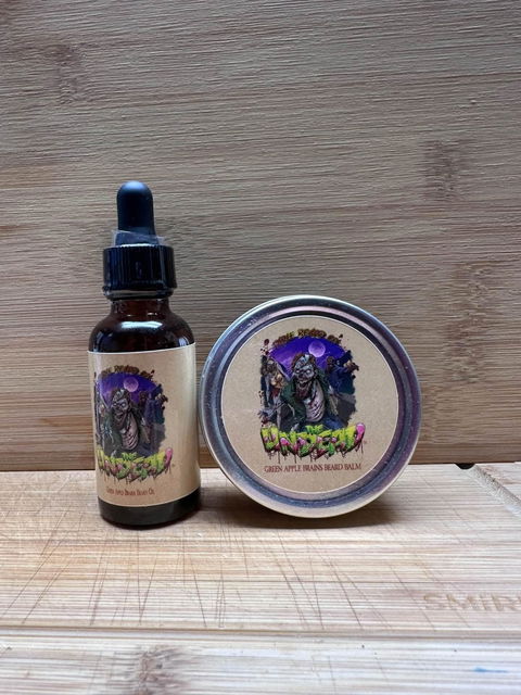 The Undead - Beard Oil & Balm Kit - Green Apples, Sour Candy, Bubblegum Brains