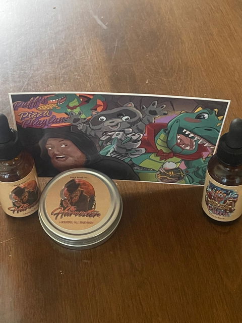 The Harvester - Beard Oil & Balm Kit - Spiced Apple Cider, Ripe Pumpkin, Crisp Fall Breeze