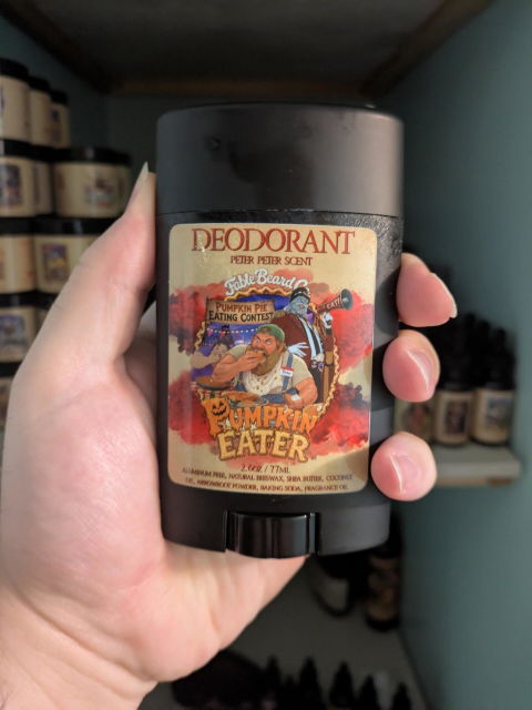 Pumpkin Eater - Deodorant - Prize Pumpkin Pie, Creamy Whipped Topping, Toasted Pie Crust