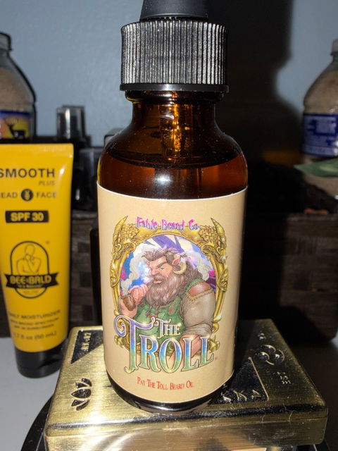 The Troll - Beard Oil - Sandalwood Pipe, Refreshing Stream, Bright Spring Air