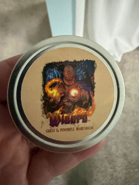 The Wizard - Beard Balm - Cauldron Brewed Bourbon, Toasted Vanilla Oats, Arcane Buttercream, and Orange Zest Sparks