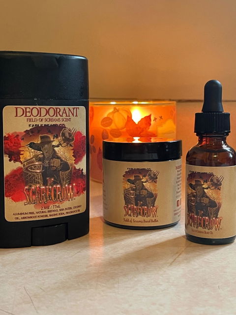 The Scarecrow - Beard Oil - Warm Pumpkin Spice, Withered Hay Fields, and Fall Leaves