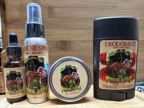 The Poison Apple - Beard Oil - Fatal Apple Bite, Dark Mahogany Woods, Cloaked Tobacco & Citrus