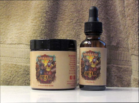 Dead Zone - Beard Oil & Butter Kit - Midnight Carnival Latte, Shadowy Sandalwood, Pumpkin Brittle