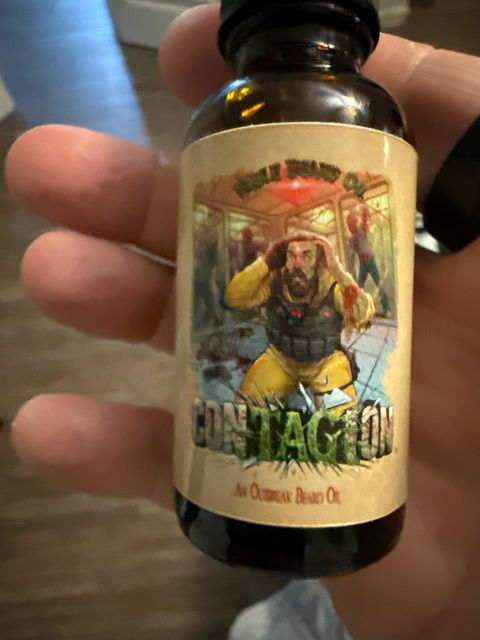 Contagion - Beard Oil - Smoldering Caraway Spice, Brown Sugar Yams, Caramelized Molasses