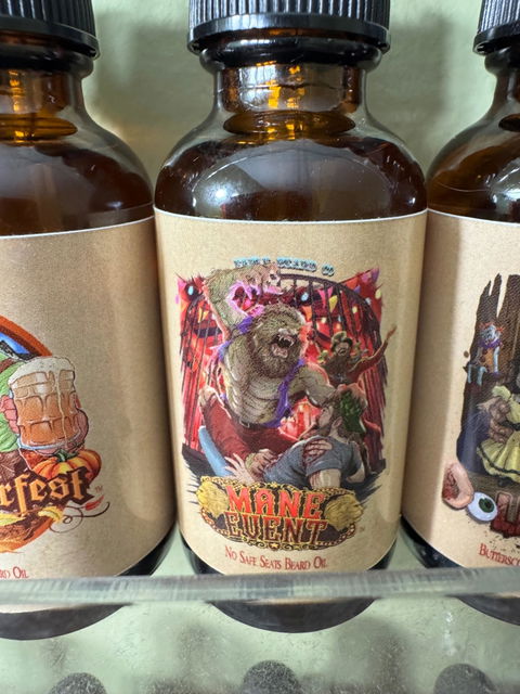 The Mane Event - Beard Oil - Fall Mountain Air, Warm Cashmere, Sandalwood Vanilla