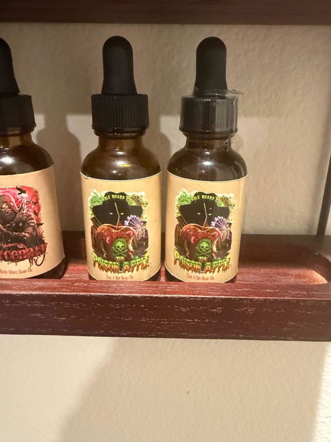 The Poison Apple - Beard Oil & Balm Kit - Fatal Apple Bite, Dark Mahogany Woods, Cloaked Tobacco & Citrus