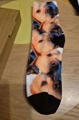Socken personalisierbar - Haustier Fotoupload