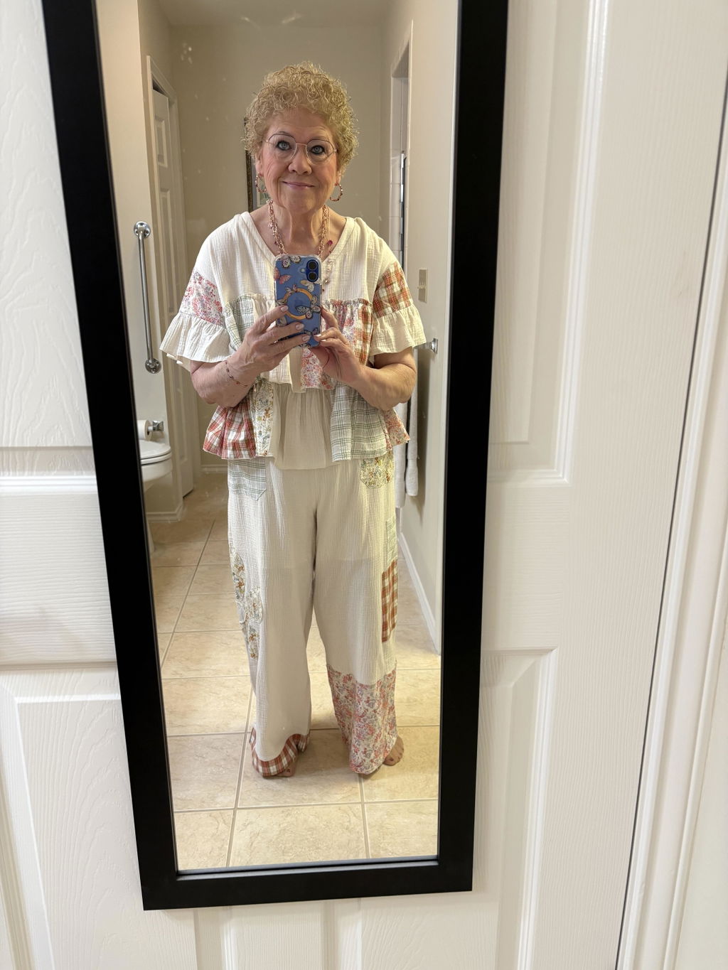 Wildflower Cotton Patchwork Pants