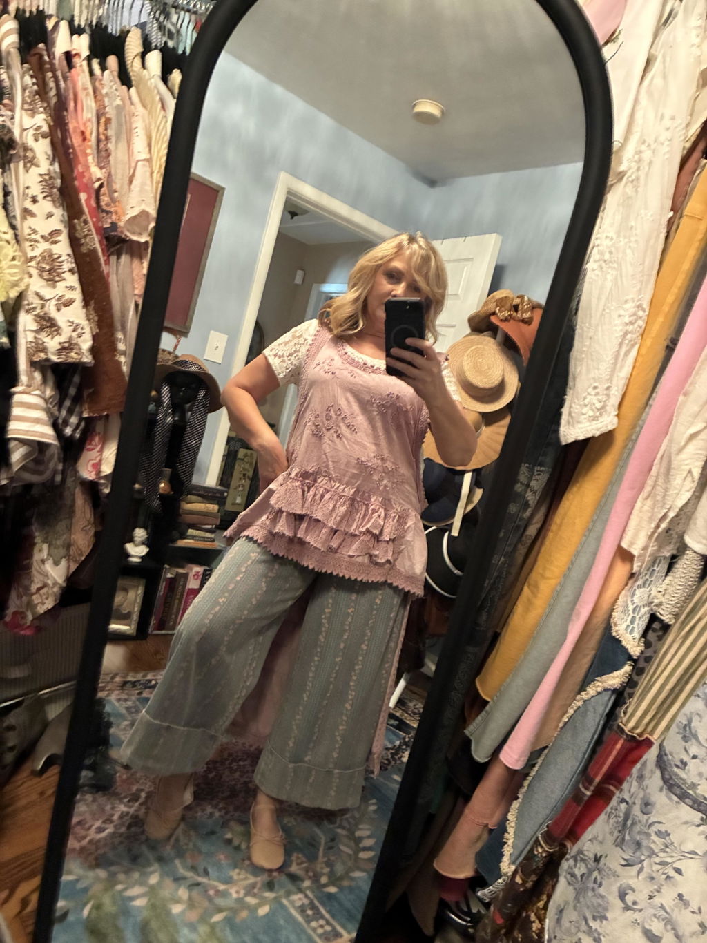 Party In The Back Sleeveless Top