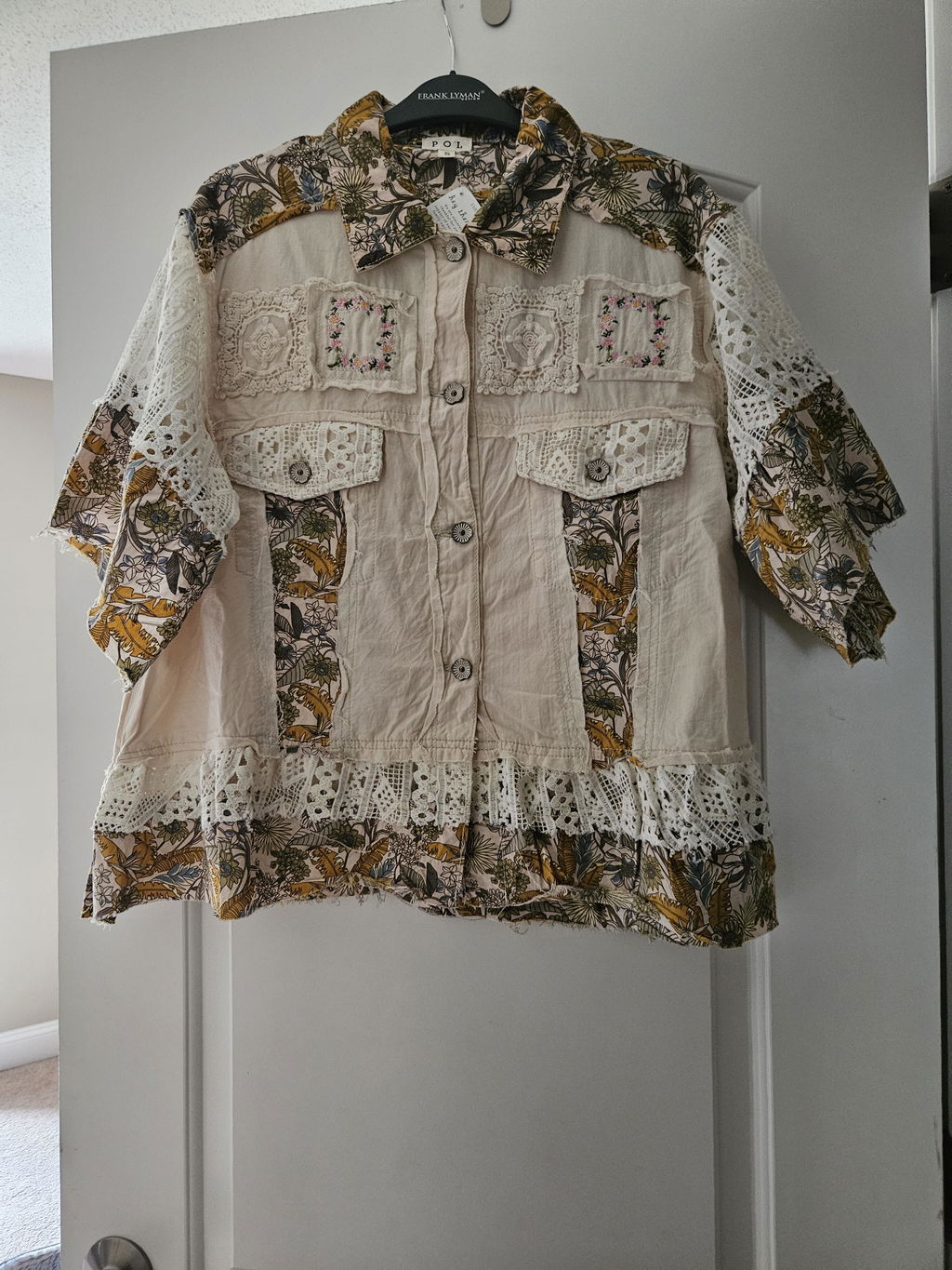 Botanical Breeze Cotton Shacket