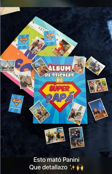 Álbum de Láminas para Papá Personalizado con 18 Fotos