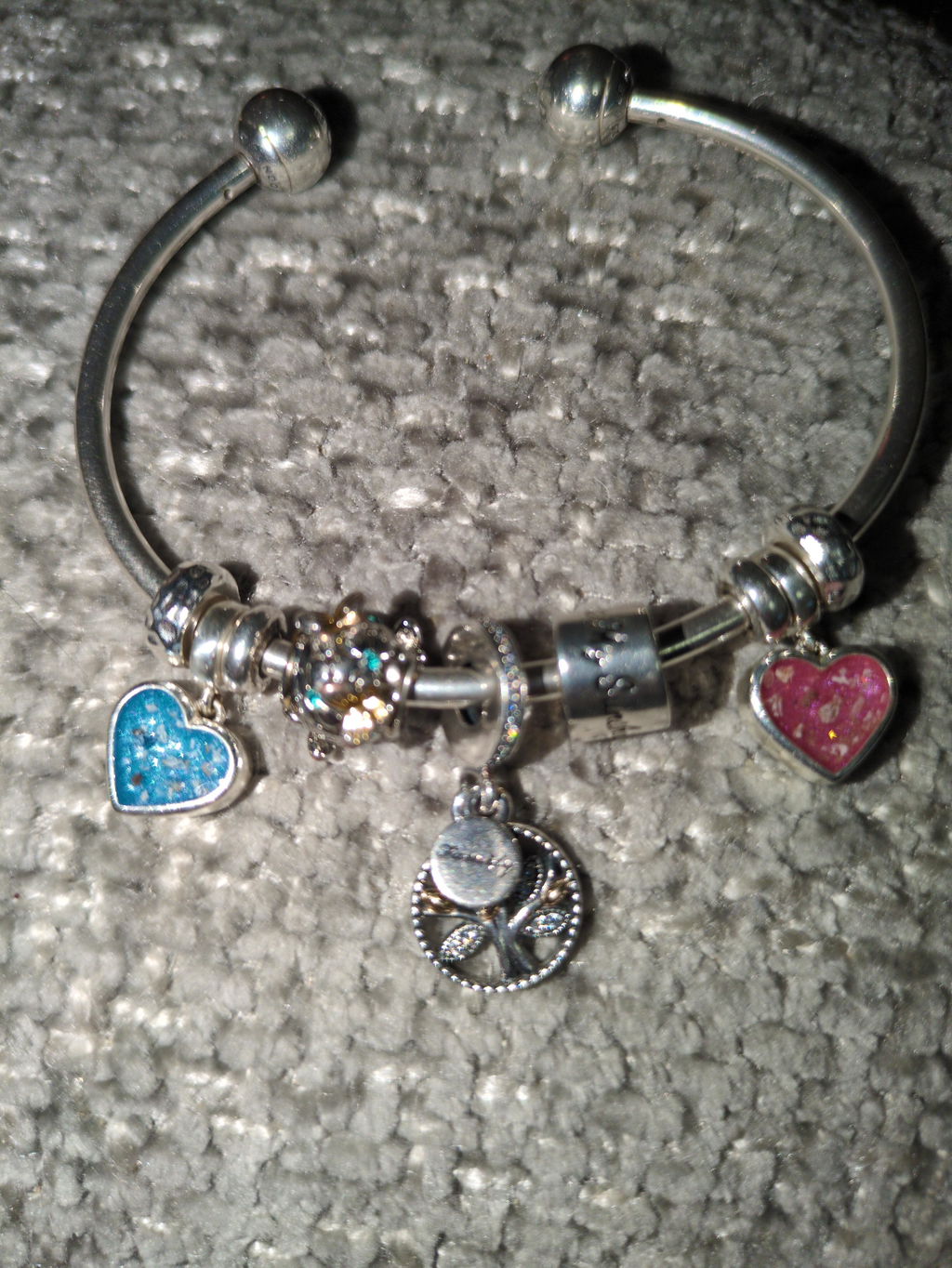 Heart Dangle Ashes Charm