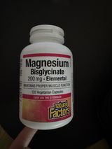 Magnesium Bisglycinate Pure/ Магнезий (бисглицинат) 200 mg х 120 капсули Natural Factors