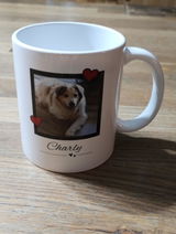 Herz - Individuelle Haustiertasse