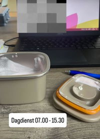 RVS Mealprep set - 300 ml, 500 ml, 700 ml, 1100 ml - Khaki