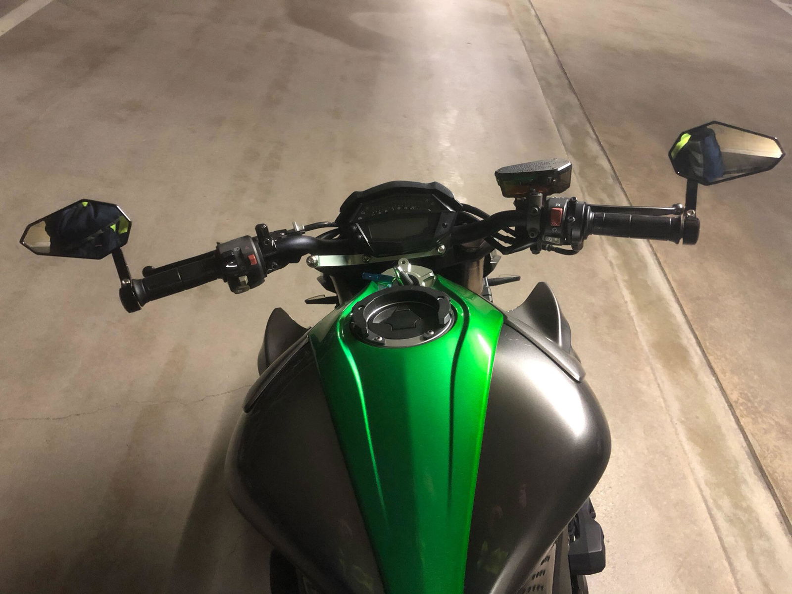 FENRIR EMARK バイク バーエンドミラー カワサキ Z1100 Z1000 Z900