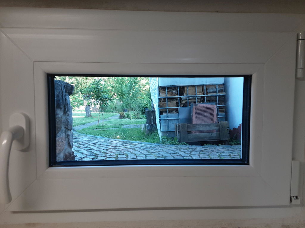 Kellerfenster Kunststoff Dreh/Kipp - 3-fach-Verglasung - Weiß