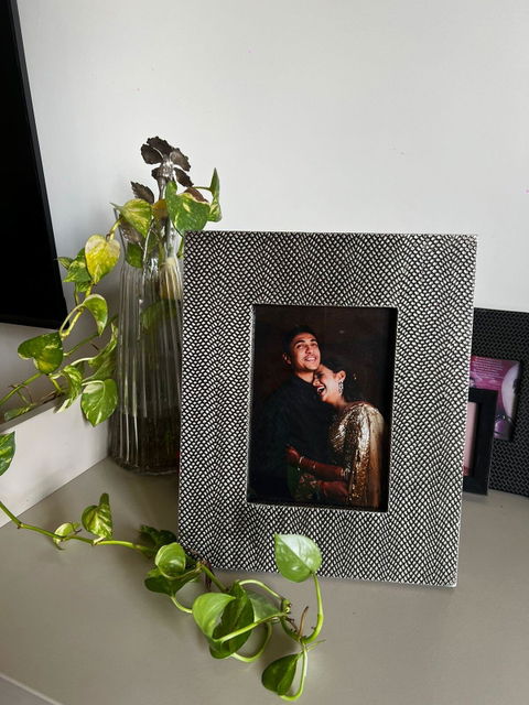 Ferme White Metal Premium Photo Frame FPF151 - 5x7 inches