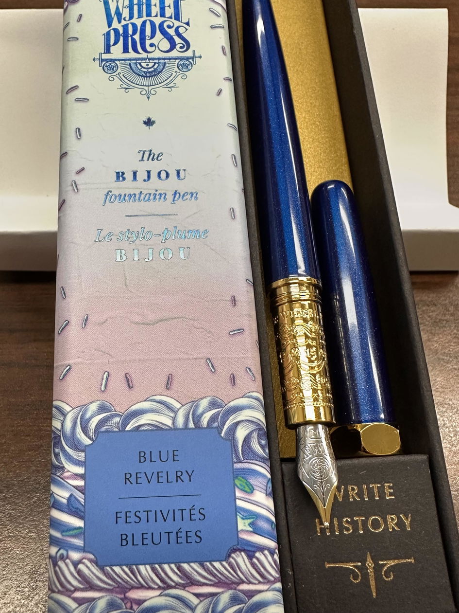 Limited Edition 2025 | The Bijou Fountain Pen - Blue Revelry