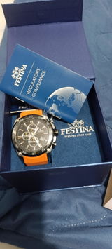 RELOJ ANÁLOGO PARA HOMBRE FESTINA THE ORIGINALS F20330/4 - NARANJA
