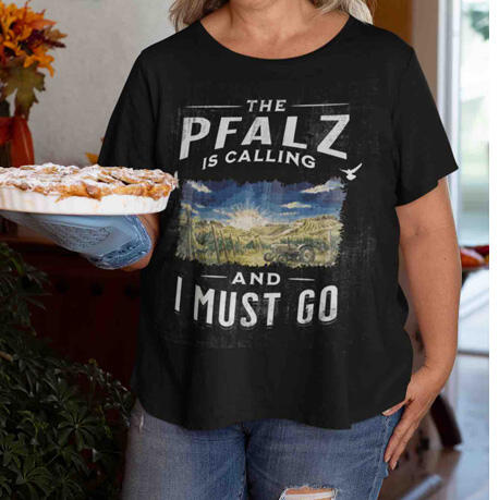"The Pfalz is calling and i must go" Pfälzer Oversized Shirt