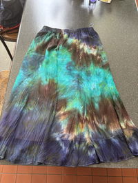 100 Mulberry Silk Pink Flowy Floral Midi Skirt