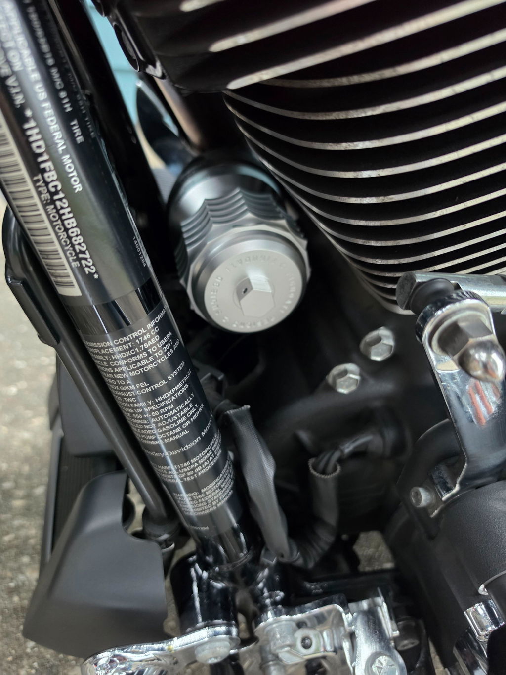 Performance Magnetic Oil Filter for Harley-Davidson - Silver