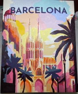 Travel Poster Barcelona