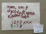 ForeverNote – handgeschreven tekst op stof