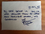 ForeverNote – handgeschreven tekst op stof