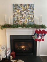 Artificial Real Touch Faux Cedar Garland - 78 or 108 inches