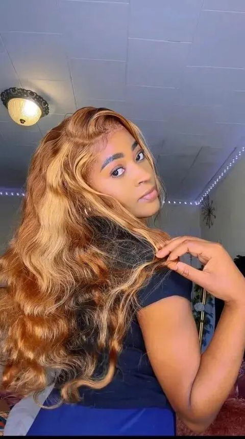 Firieya 13x4 Lace Honey Blonde HD Lace Front Body Wave Wig Piano Highlights Human Hair Wigs