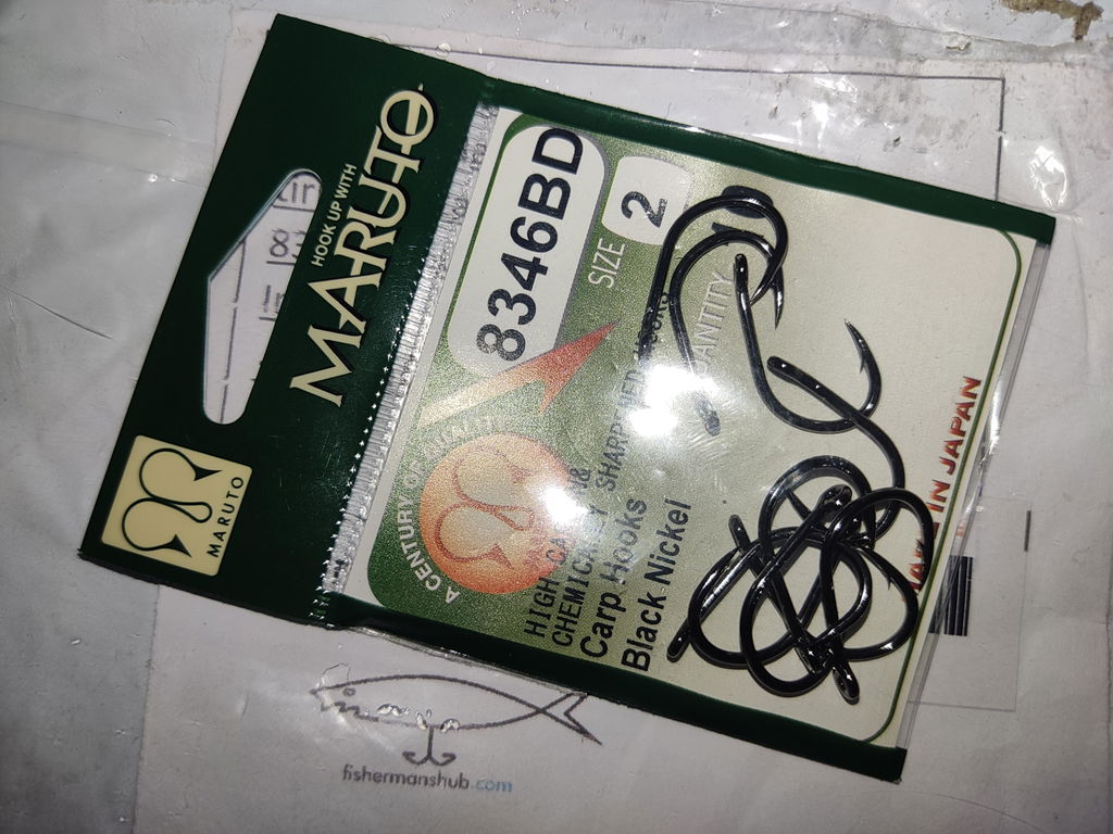Maruto Carp Hooks | 8346BD | 10 Pcs Per Pack |