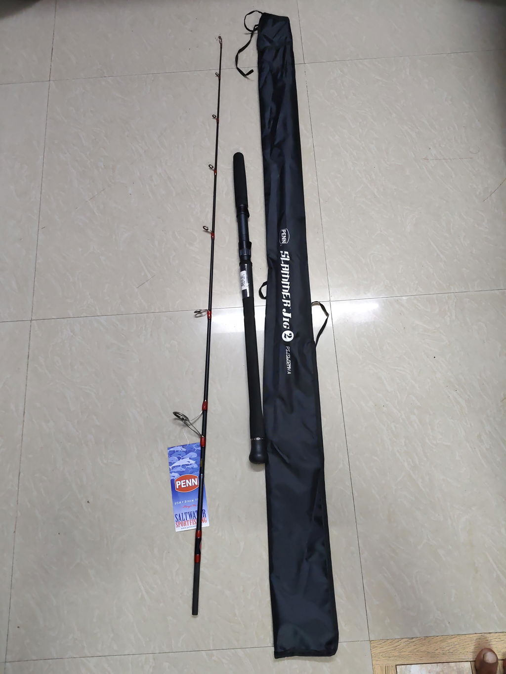 Penn Slammer Jig 2, Jigging Spinning Rod | 6.2Ft |