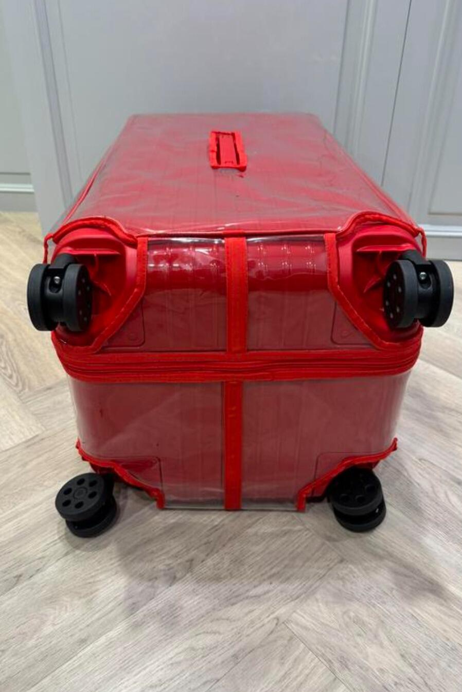 Second customer photo from Ian's review of his red-trim Essential Trunk Plus cover