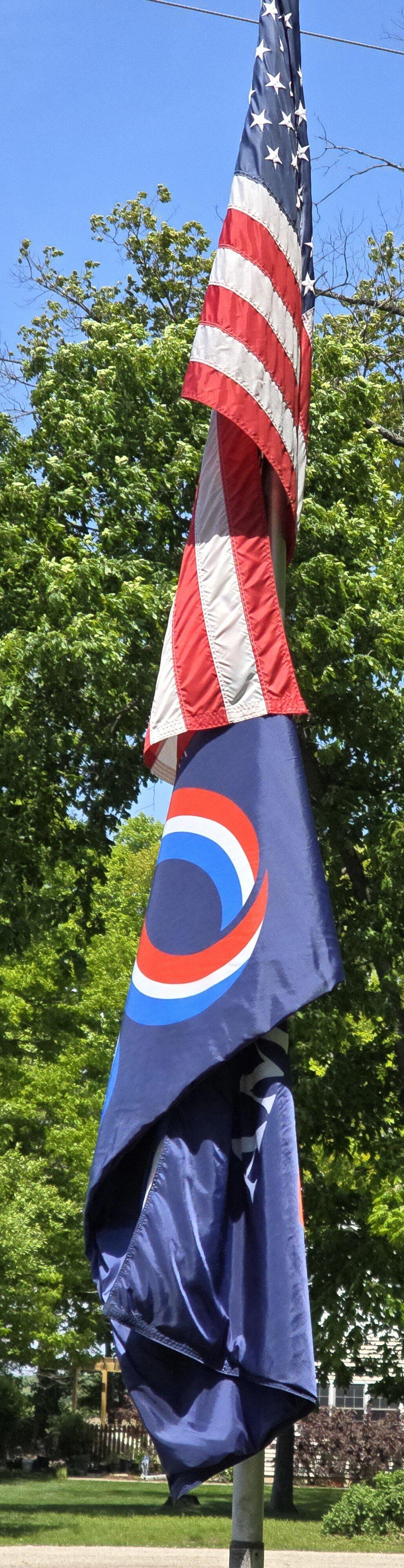 Borough of Fenwick Printed Flag - 3'x5' - Nylon - Single Reverse