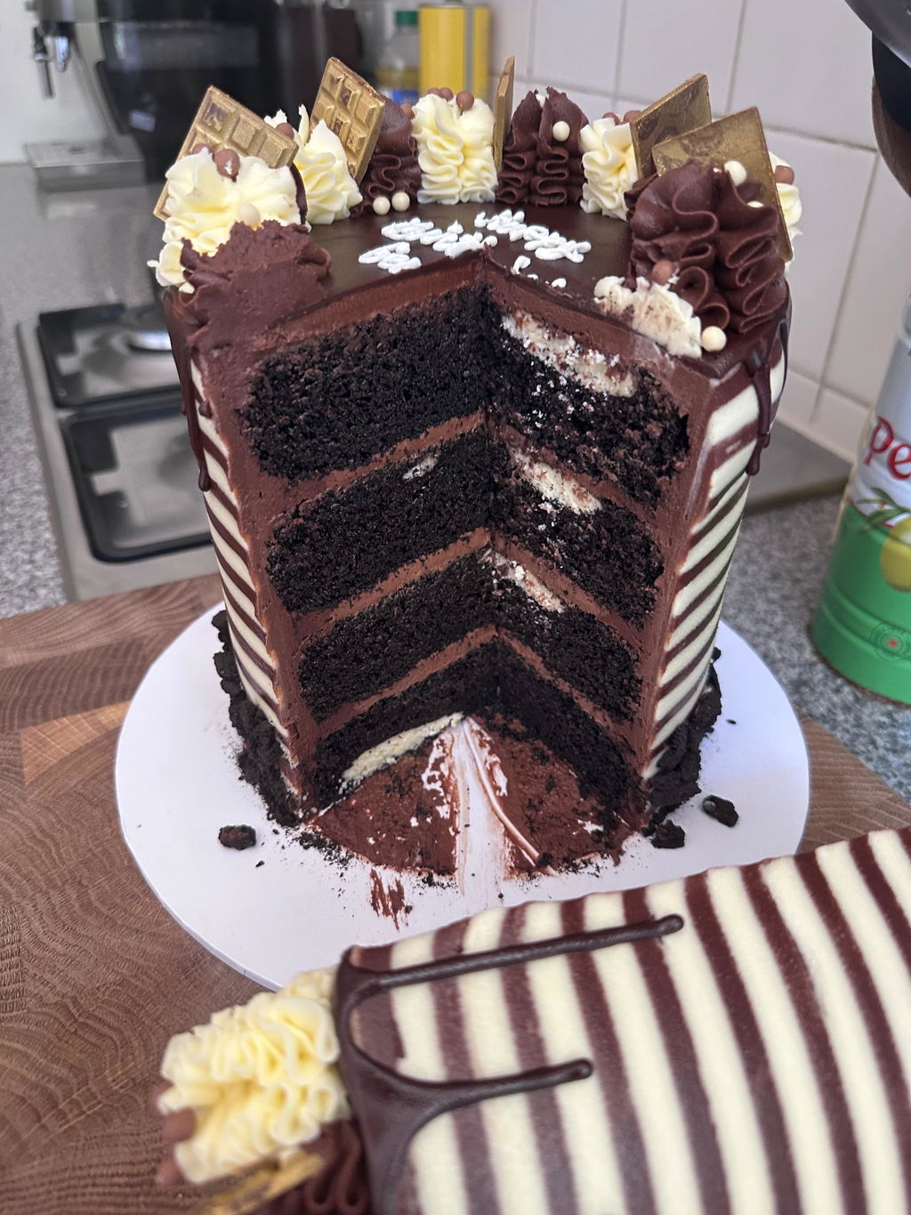 Bad Ass Brownie Cheesecake Cake