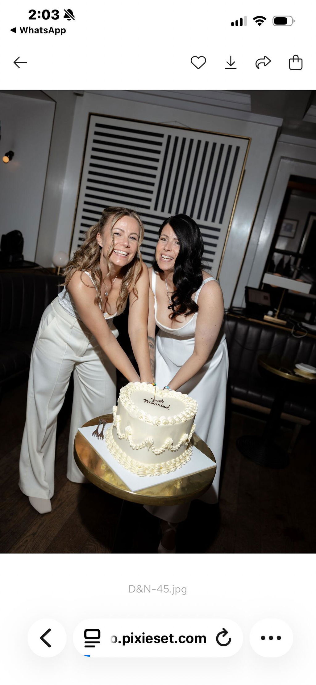 The Monica Wedding Cake